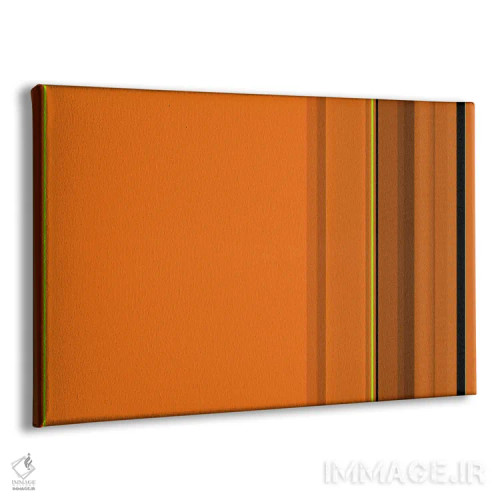 تابلو نارنجی کدو تنبل اثر فایو بای فایو کالکتیو - نمای پرسپکتیو محصول