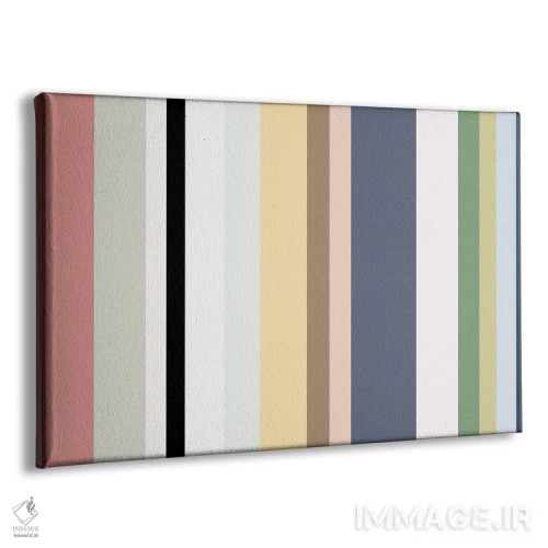 تابلو پاستل ملایم کودکانه اثر فایو بای فایو کالکتیو - نمای پرسپکتیو محصول