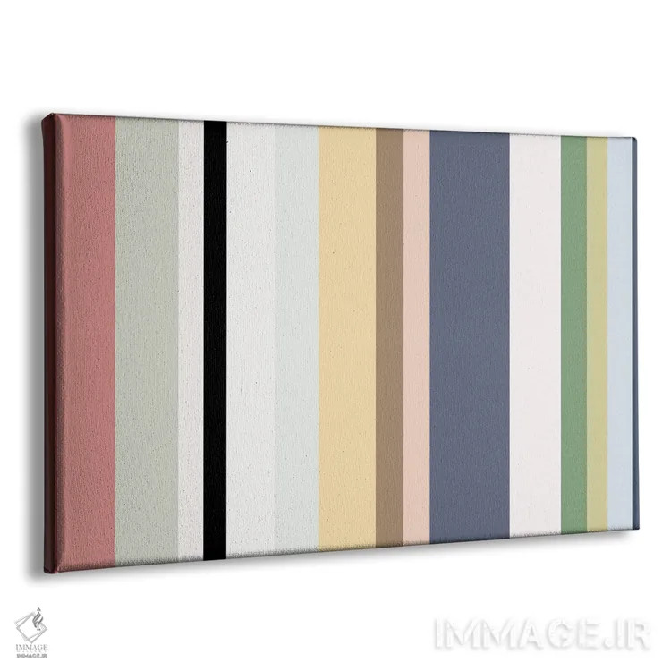 تابلو پاستل ملایم کودکانه اثر فایو بای فایو کالکتیو - نمای پرسپکتیو محصول