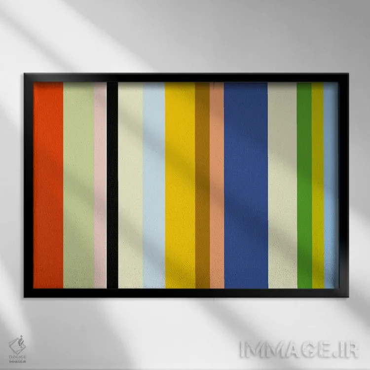 تابلو سوهو نیویورک اثر فایو بای فایو کالکتیو - نمای قابدار مشکی