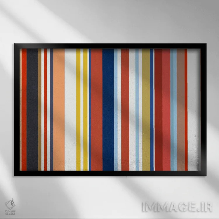 تابلو همپتونز قدیمی (محله معروف در آمریکا) اثر فایو بای فایو کالکتیو - نمای قابدار مشکی