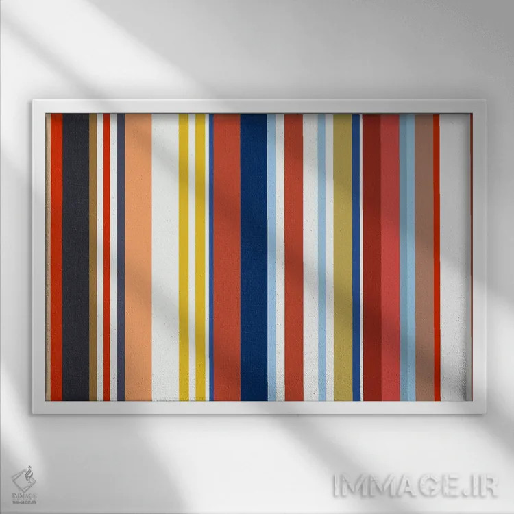 تابلو همپتونز قدیمی (محله معروف در آمریکا) اثر فایو بای فایو کالکتیو - نمای قابدار سفید