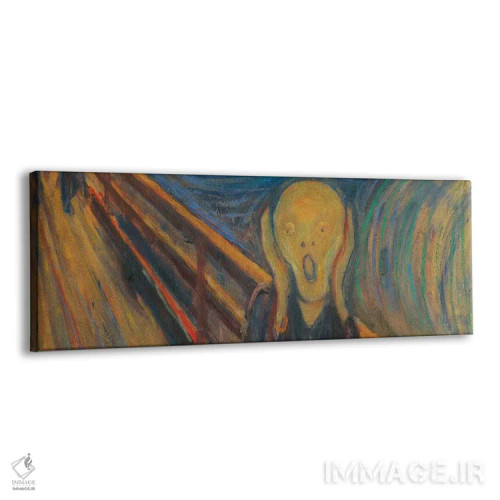 تابلو جیغ (پانوراما) اثر ادوارد مونک (نقاش نروژی) - نمای پرسپکتیو محصول