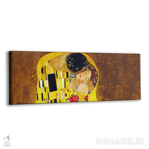 تابلو بوسه (پانوراما) اثر گوستاو کلیمت - نمای پرسپکتیو محصول