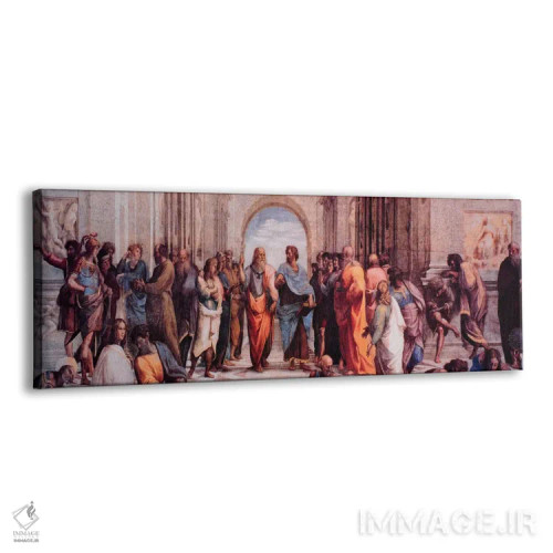 تابلو مدرسهٔ آتن (پانوراما) اثر رافائل (نقاش مشهور رنسانس) - نمای پرسپکتیو محصول