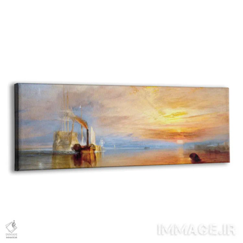 تابلو نبرد تیمیرر (پانوراما) اثر جی.ام.دبلیو. ترنر (نقاش بزرگ انگلیسی) - نمای پرسپکتیو محصول