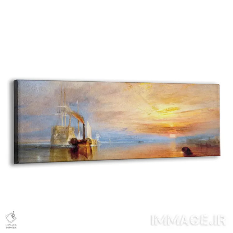 تابلو نبرد تیمیرر (پانوراما) اثر جی.ام.دبلیو. ترنر (نقاش بزرگ انگلیسی) - نمای پرسپکتیو محصول