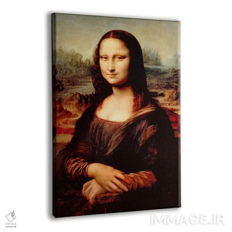 تابلو مونالیزا اثر لئوناردو داوینچی (نقاش و مخترع ایتالیایی) - نمای پرسپکتیو محصول