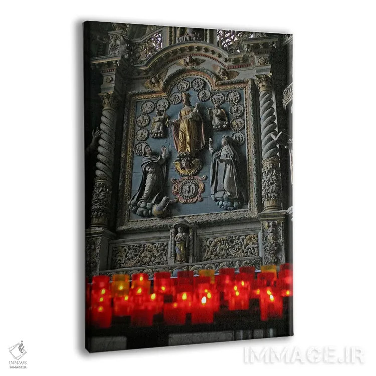 تابلو نور کاتولیک (ایماژ معنویتی) اثر هنرمند ناشناس - نمای پرسپکتیو محصول
