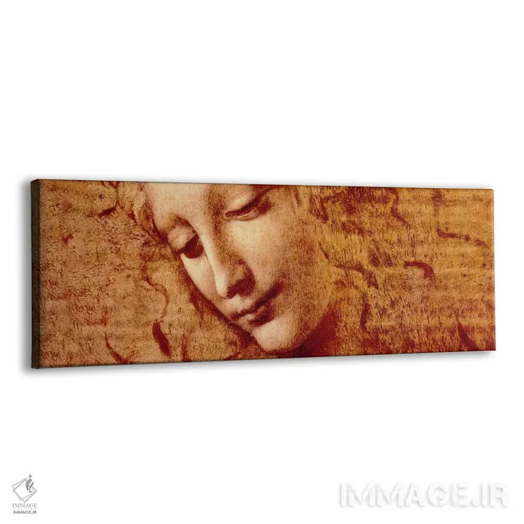 تابلو سر زنانه (پانوراما) اثر لئوناردو داوینچی (نقاش و مخترع ایتالیایی) - نمای پرسپکتیو محصول