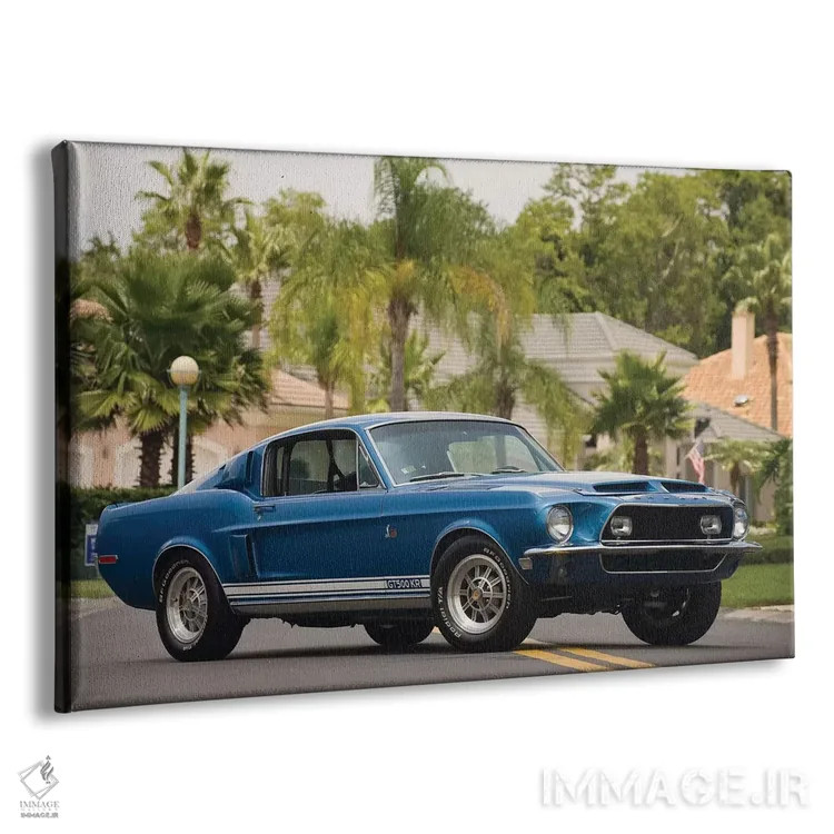 تابلو شلبی GT500KR فستبک ۱۹۶۸ (خودرو) اثر هنرمند ناشناس - نمای پرسپکتیو محصول