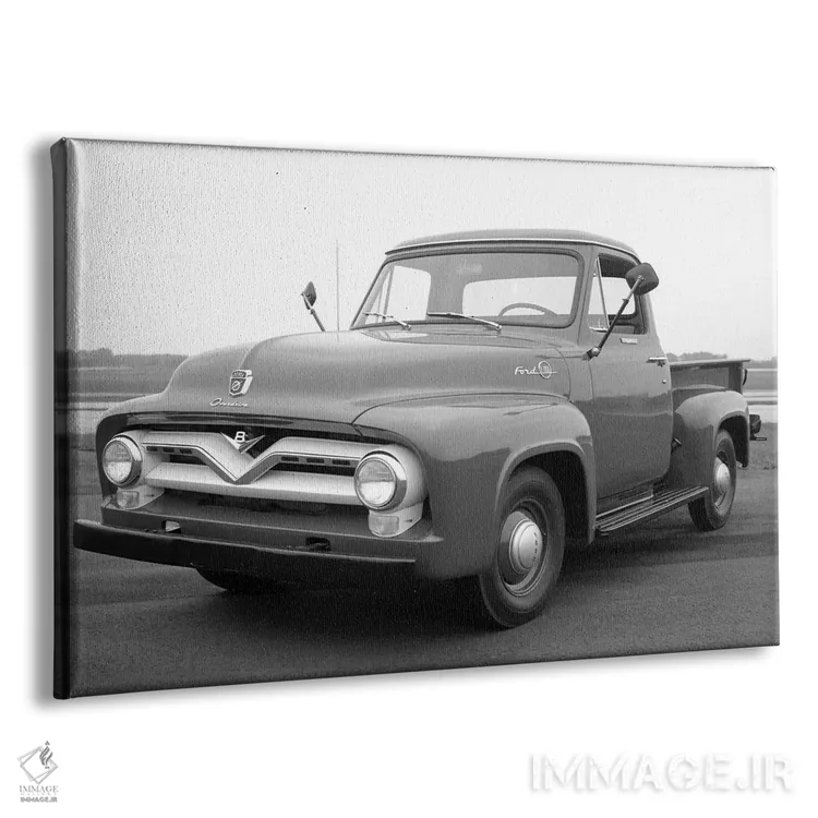 تابلو وانت فورد F-100 مدل ۱۹۵۳ اثر هنرمند ناشناس - نمای پرسپکتیو محصول