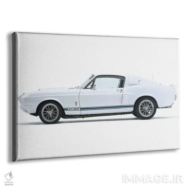 تابلو شلبی موستانگ GT500 مدل ۱۹۶۷ اثر هنرمند ناشناس - نمای پرسپکتیو محصول