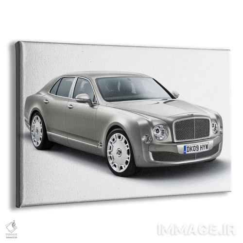 تابلو بنتلی مولزان خاکستری (خودرو) اثر هنرمند ناشناس - نمای پرسپکتیو محصول