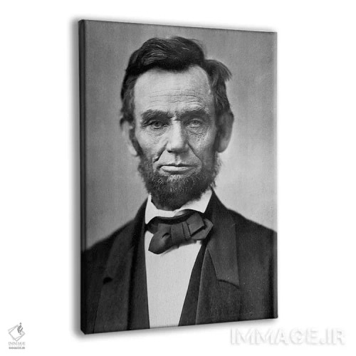 تابلو پرترهٔ آبراهام لینکلن اثر هنرمند ناشناس - نمای پرسپکتیو محصول