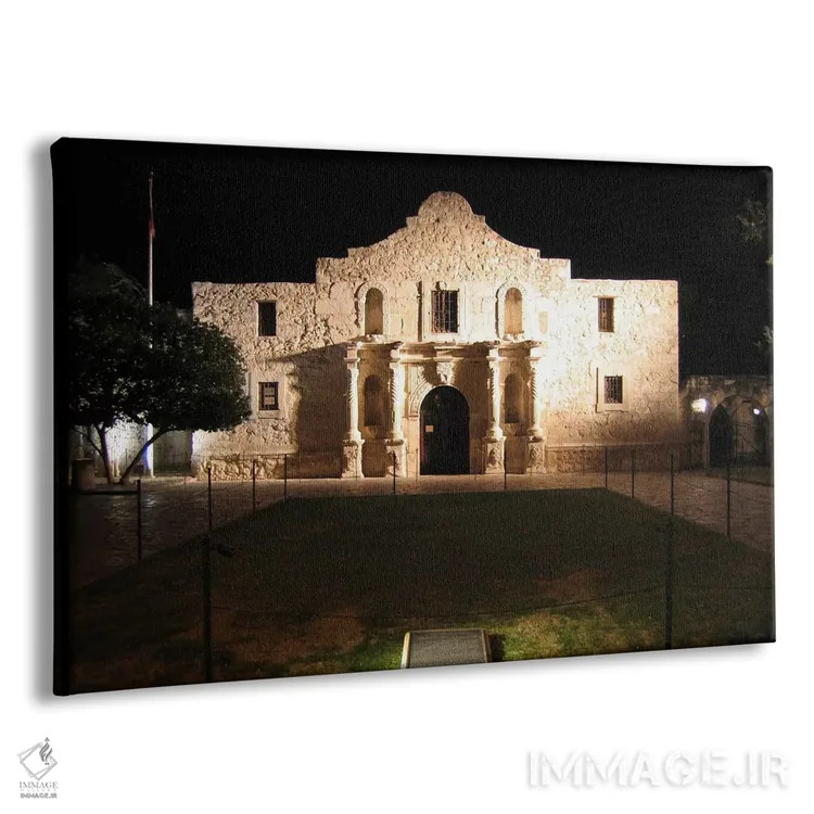 تابلو آلامو (دژ معروف تگزاس) اثر هنرمند ناشناس - نمای پرسپکتیو محصول