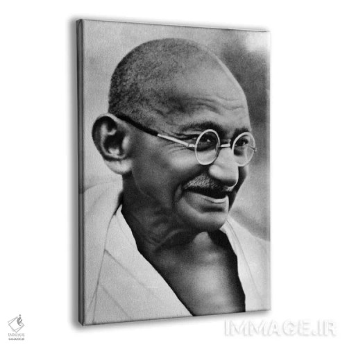 تابلو پرترهٔ گاندی اثر هنرمند ناشناس - نمای پرسپکتیو محصول
