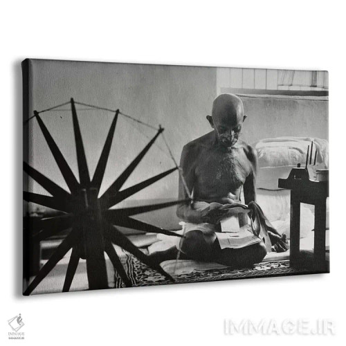 تابلو مهاتما گاندی اثر هنرمند ناشناس - نمای پرسپکتیو محصول