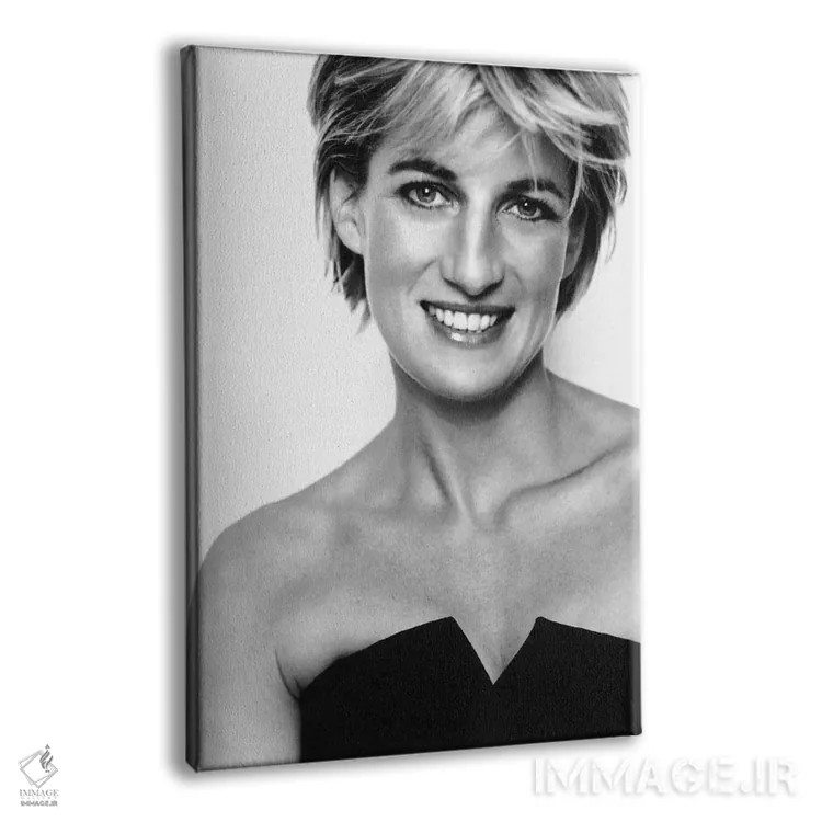 تابلو پرترهٔ پرنسس دایانا اثر هنرمند ناشناس - نمای پرسپکتیو محصول