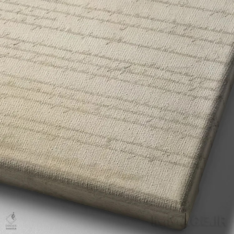 تابلو سند قانون اساسی اثر هنرمند ناشناس - نمای نزدیک بافت بوم