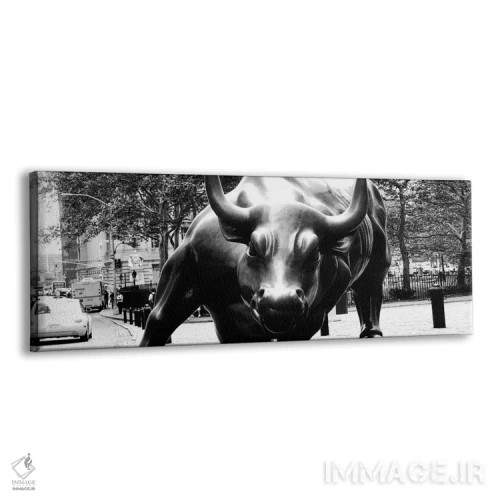 تابلو نمای نزدیک از گاو وال استریت اثر هنرمند ناشناس - نمای پرسپکتیو محصول