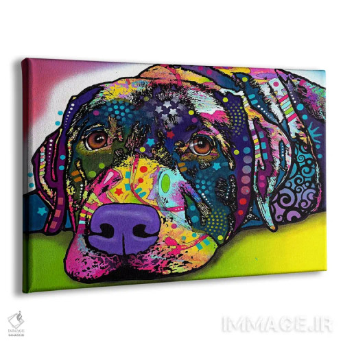 تابلو لابرادور باهوش اثر باور روسو - نمای پرسپکتیو محصول