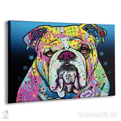 تابلو بولداگ اثر باور روسو - نمای پرسپکتیو محصول