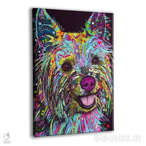 تابلو یورکی (سگ نژاد یورکشایر تریر) اثر باور روسو - نمای پرسپکتیو محصول