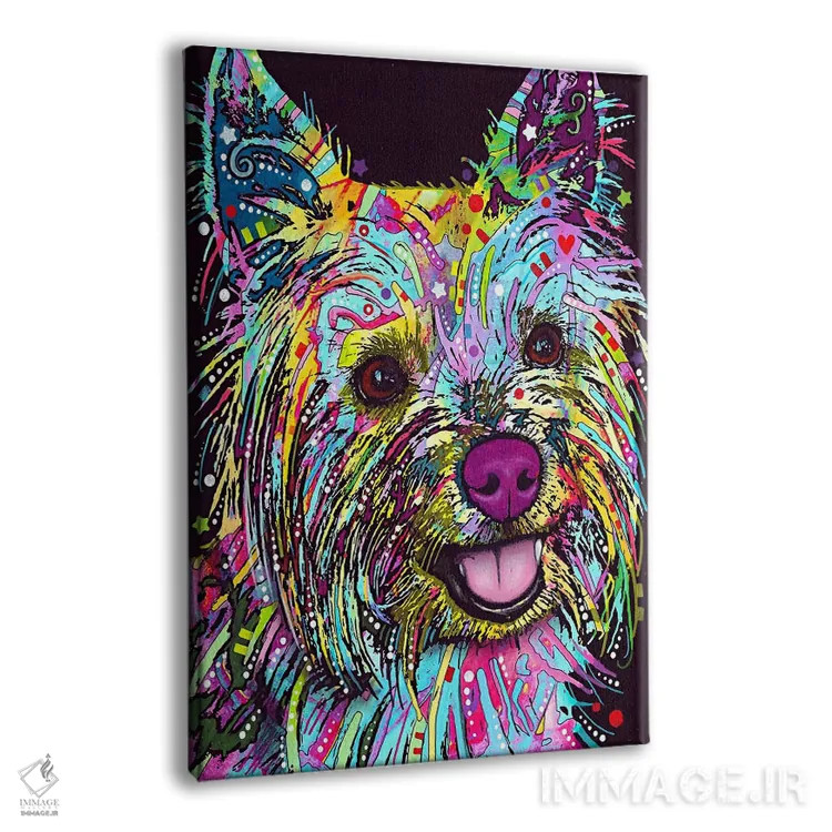 تابلو یورکی (سگ نژاد یورکشایر تریر) اثر باور روسو - نمای پرسپکتیو محصول