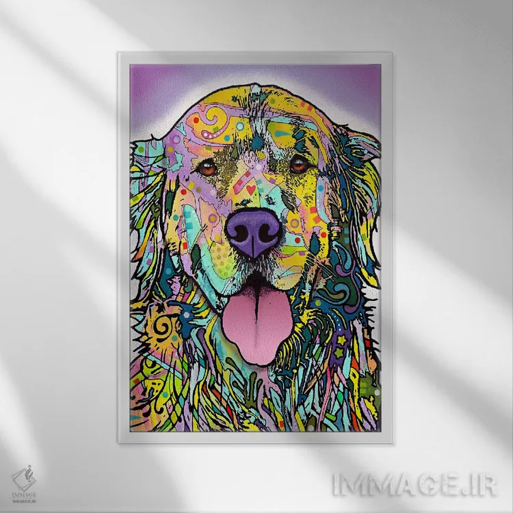 تابلو سکوت طلاست اثر باور روسو - نمای قابدار سفید