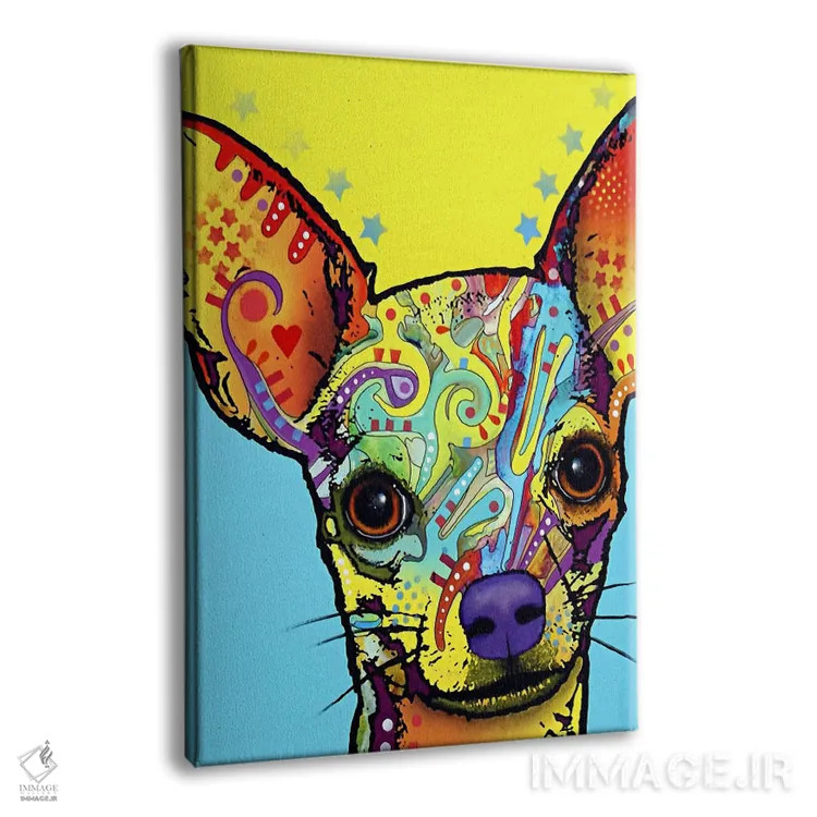 تابلو چیهواهوآ ۱ (سگ نژاد چیهواهوآ) اثر باور روسو - نمای پرسپکتیو محصول