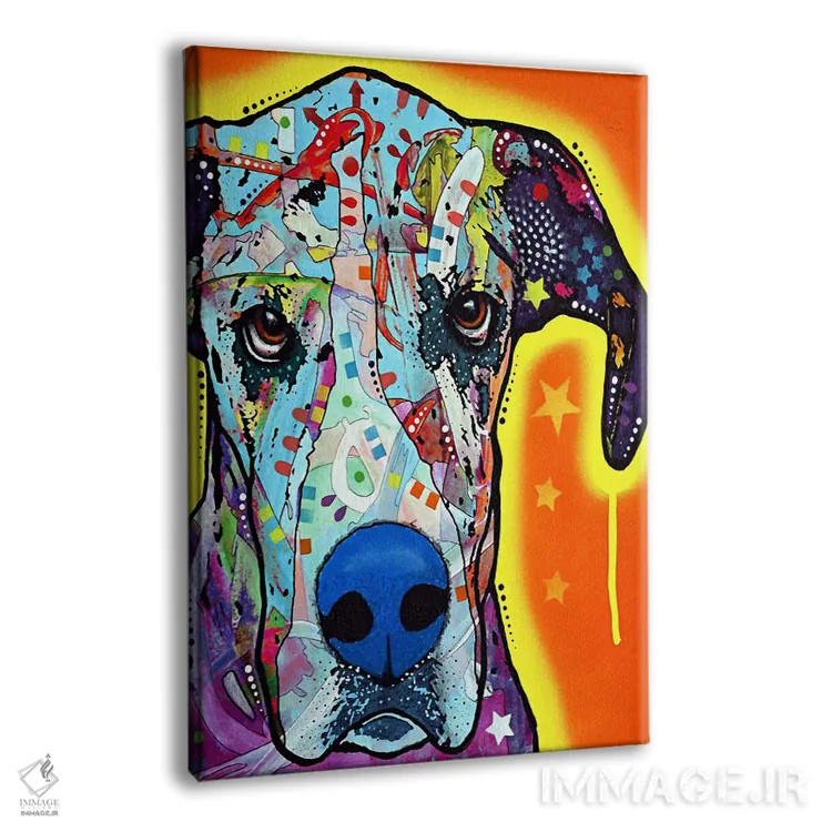 تابلو گریت باور (سگ نژاد گریت باور) اثر باور روسو - نمای پرسپکتیو محصول