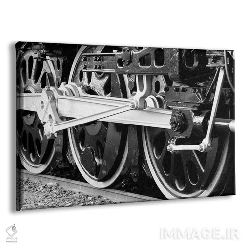 تابلو قطار عتیقه اثر هنرمند ناشناس - نمای پرسپکتیو محصول