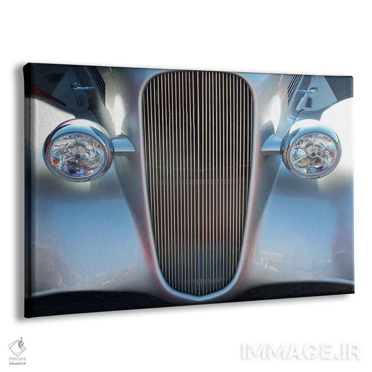 تابلو هاتراد (خودروی کلاسیک تیونینگ) اثر هنرمند ناشناس - نمای پرسپکتیو محصول