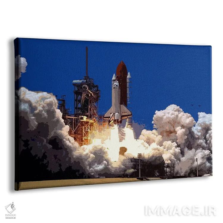 تابلو به سوی فضا اثر هنرمند ناشناس - نمای پرسپکتیو محصول