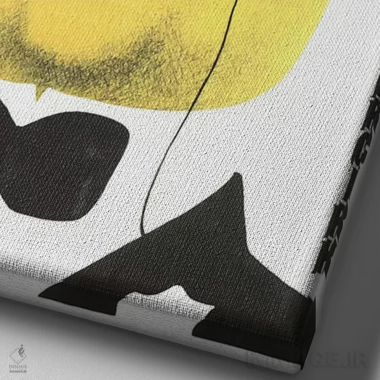 تابلو پوستر قدیمی شوروی اینترتسیرک ۱۹۱۷ اثر هنرمند ناشناس - نمای نزدیک بافت بوم