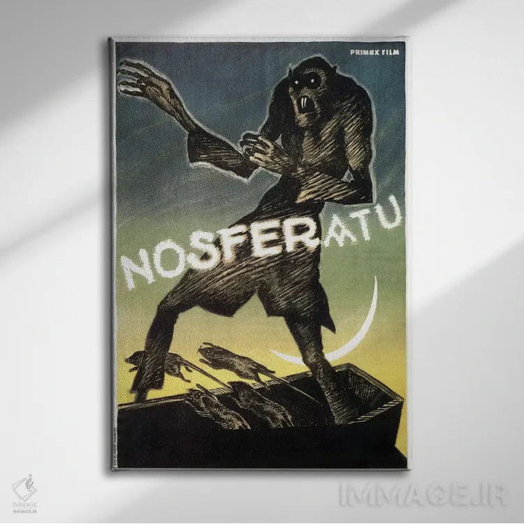 تابلو پوستر تبلیغاتی فیلم "نوسفراتو" اثر هنرمند ناشناس - نمای روبهرو روی دیوار