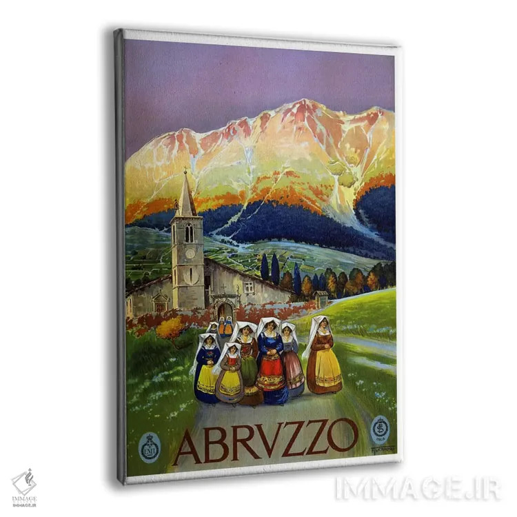 تابلو پوستر تبلیغاتی آبروتسو اثر هنرمند ناشناس - نمای پرسپکتیو محصول