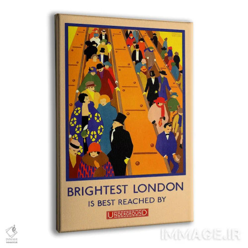 تابلو درخشانترین لندن بهترین مقصد است اثر هنرمند ناشناس - نمای پرسپکتیو محصول