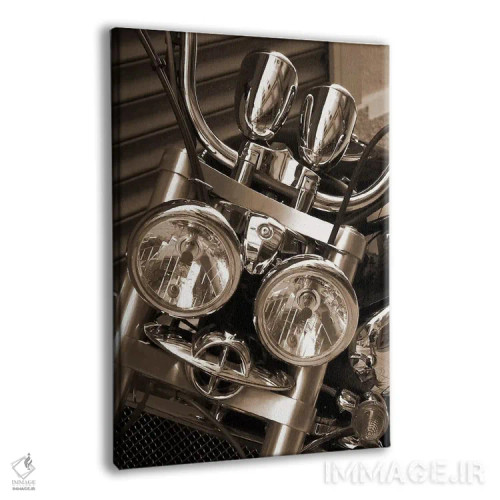 تابلو موتور سیکلت هارلی اثر هنرمند ناشناس - نمای پرسپکتیو محصول