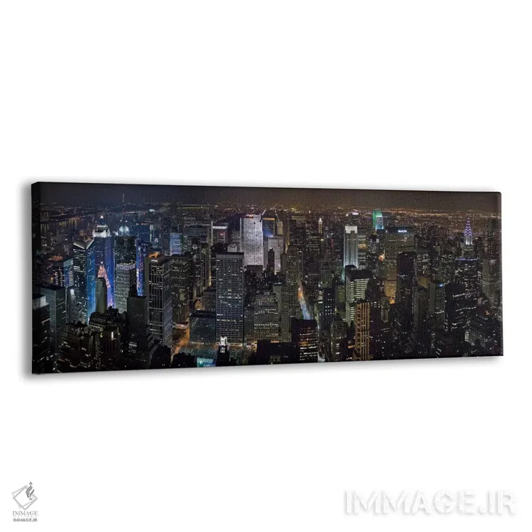 تابلو نمای پانورامای آسماننمای نیویورک اثر هنرمند ناشناس - نمای پرسپکتیو محصول