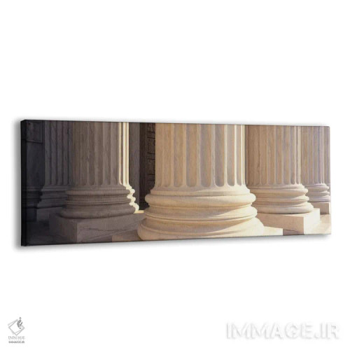 تابلو معماری ستونها اثر هنرمند ناشناس - نمای پرسپکتیو محصول