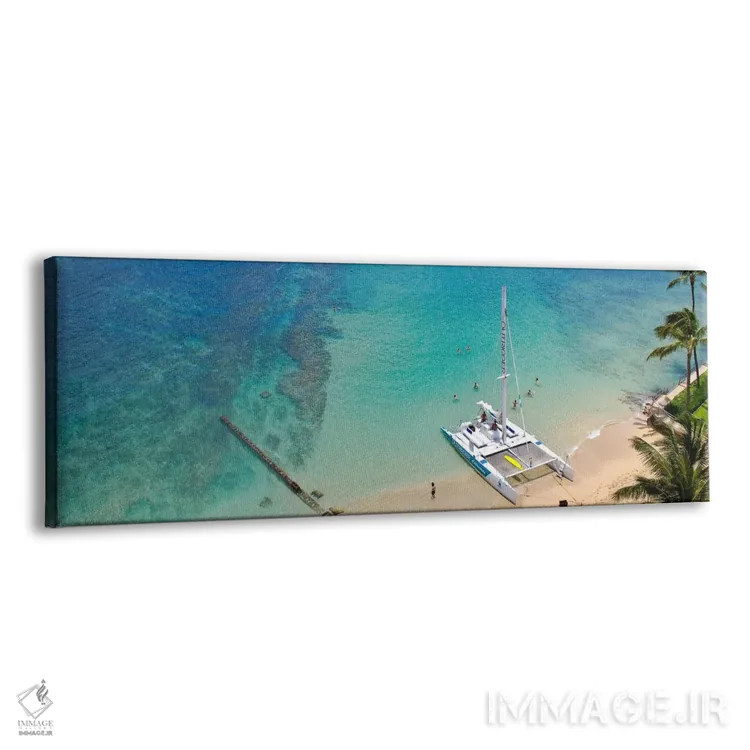 تابلو نمای پانورامای آسماننمای هونولولو (اقیانوس) اثر هنرمند ناشناس - نمای پرسپکتیو محصول