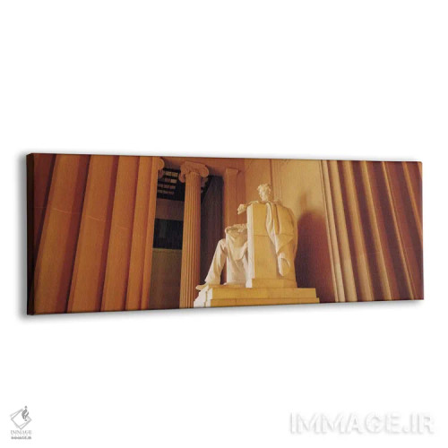 تابلو نمای پانورامای آسماننمای واشنگتن (بنای یادبود لینکلن) اثر هنرمند ناشناس - نمای پرسپکتیو محصول