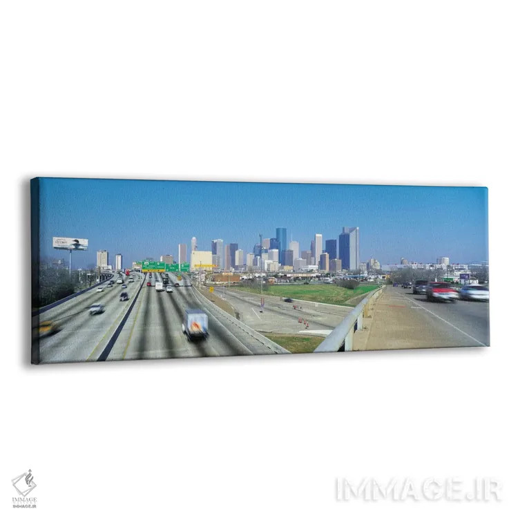 تابلو نمای پانورامای آسماننمای هیوستون اثر هنرمند ناشناس - نمای پرسپکتیو محصول