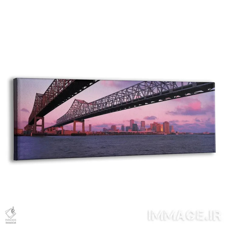 تابلو نمای پانورامای آسماننمای نولا (پل) اثر هنرمند ناشناس - نمای پرسپکتیو محصول
