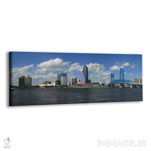 تابلو نمای پانورامای آسماننمای جکسونویل اثر هنرمند ناشناس - نمای پرسپکتیو محصول