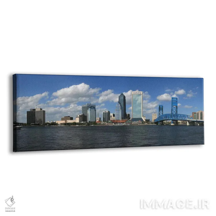 تابلو نمای پانورامای آسماننمای جکسونویل اثر هنرمند ناشناس - نمای پرسپکتیو محصول