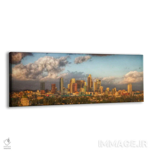 تابلو نمای پانورامای آسماننمای لسآنجلس اثر هنرمند ناشناس - نمای پرسپکتیو محصول
