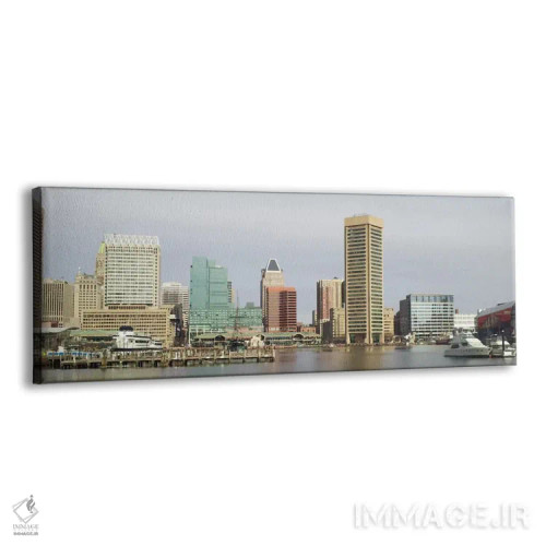 تابلو نمای پانورامای آسماننمای بالتیمور اثر هنرمند ناشناس - نمای پرسپکتیو محصول